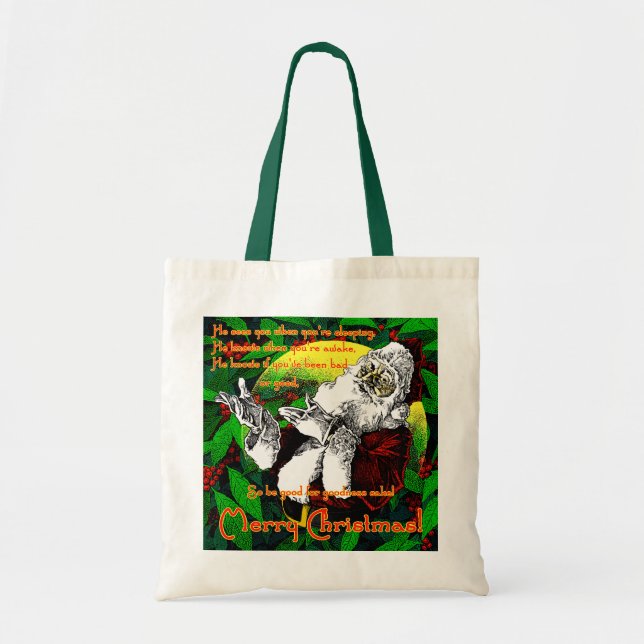 Santa! - Budget Tote Bag (Front)