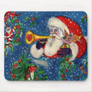 SANTA BUGLER MOUSE MAT