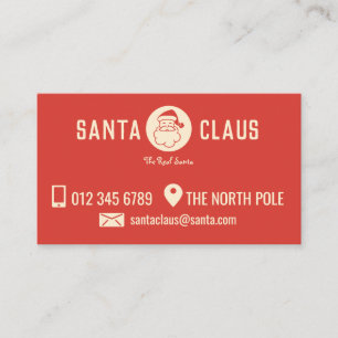 Santa Business Card