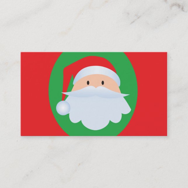 Santa  Business Cards (Front)