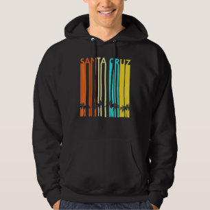 Santa California Retro Vintage Home Cruz Hoodie