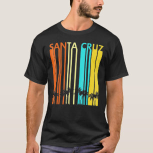 Santa California Retro Vintage Home Cruz T-Shirt