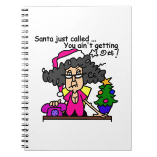 Santa Called Notebook
