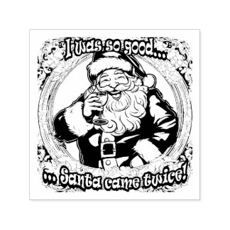 Santa Came Twice! Self-inking Stamp