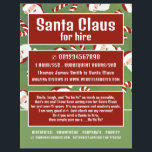 Santa Candy, Santa Claus Entertainer Advertising Flyer<br><div class="desc">Santa Candy,  Santa Claus Entertainer Advertising Flyers By The Business Card Store.</div>