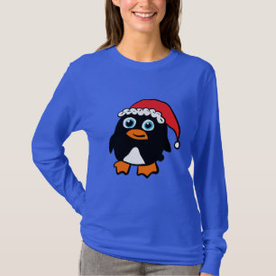 Santa Cap Penguin T-Shirt