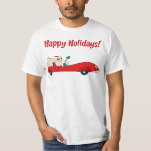 santa car tshirt