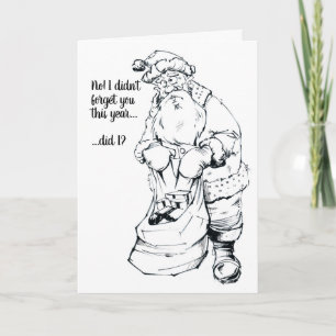 Santa Cartoon Card