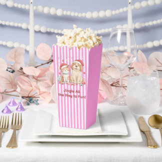 Santa Cat and Dog Friends Favour Box