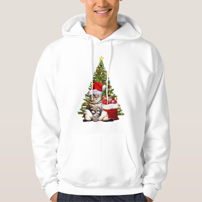 Santa Cat Hoodie (Front)
