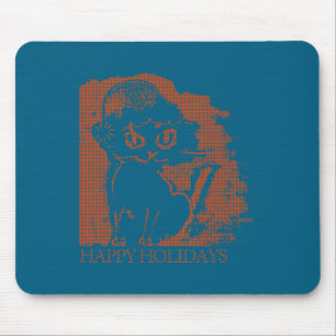Santa Cat Mouse Mat