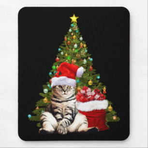 Santa Cat Mouse Mat