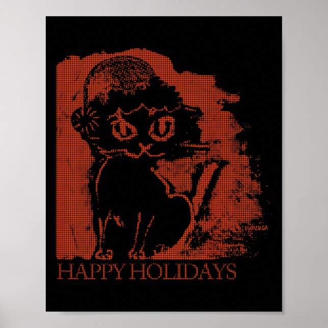 Santa Cat  Poster (Front)