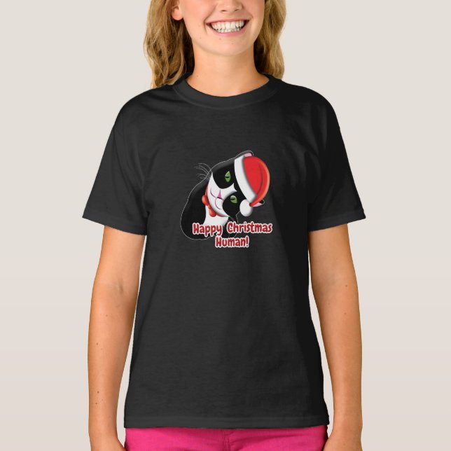 Santa Cat T-Shirt (Front)