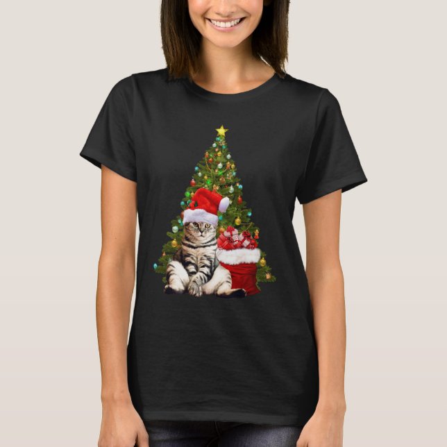 Santa Cat T-Shirt (Front)