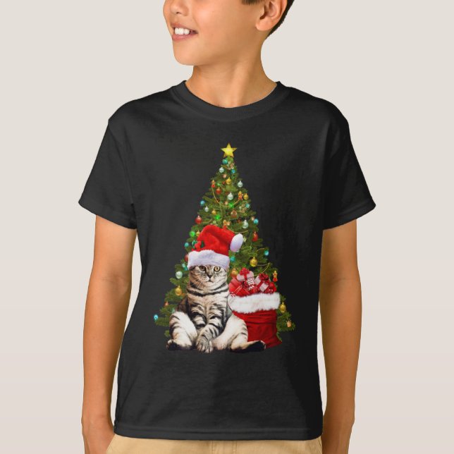 Santa Cat T-Shirt (Front)