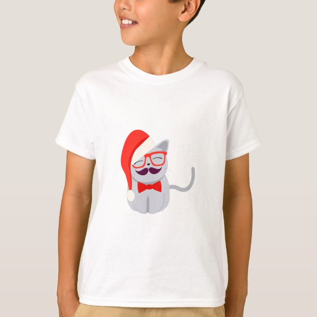 Santa Cat T-Shirt (Front)