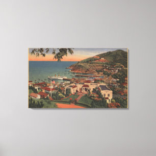 Santa Catalina, CA - Avalon Bay Canvas Print