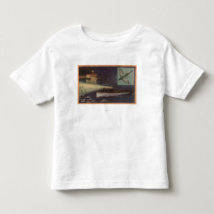 Santa Catalina Island, CA Casino, Flying Fish Toddler T-Shirt