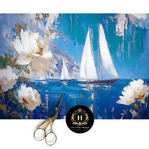 Santa Catalina Island California Decoupage  Tissue Paper