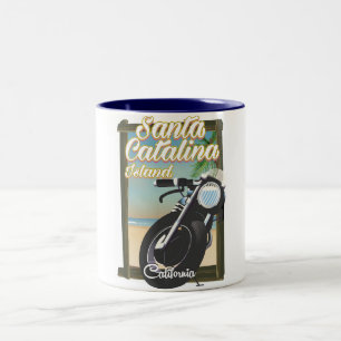 Santa Catalina Island , California USA Two-Tone Coffee Mug