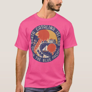 Santa Catalina Island Vintage Travel Decal T-Shirt
