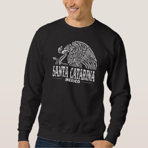 Santa Catarina Mexico Eagle Retro Vintage Distress Sweatshirt