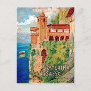 Santa Caterina del Sasso, Lake Maggiore, Italy Postcard