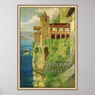 Santa Caterina del Sasso Poster