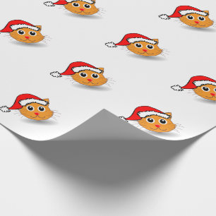 Santa Cats Wrapping Paper