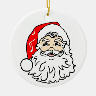 Santa Ceramic Tree Decoration