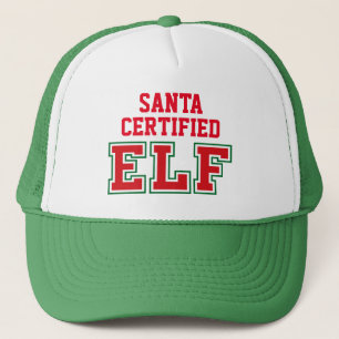 Santa Certified Elf Trucker Hat