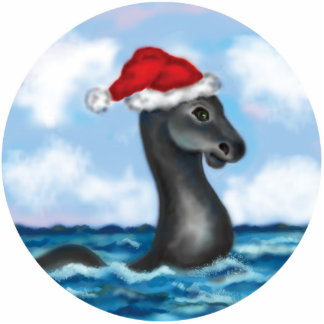 Santa Champ Ornament Photo Sculpture Decoration