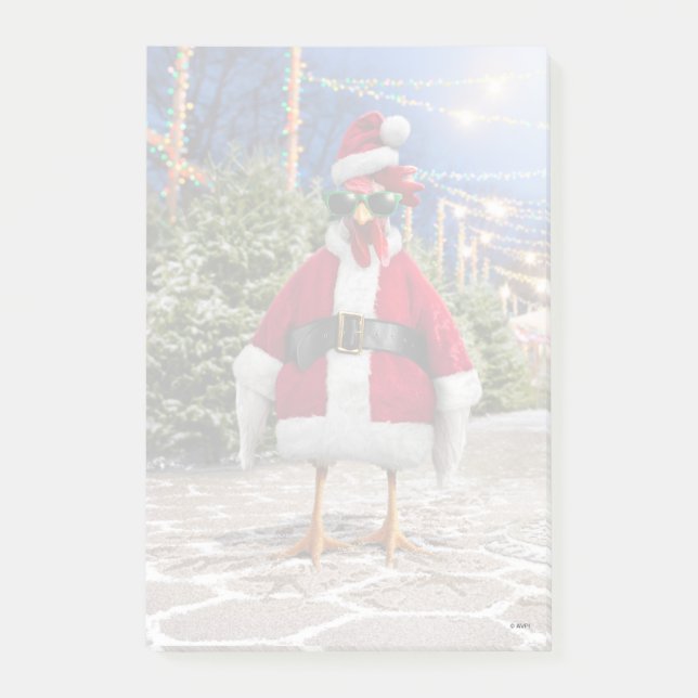 Santa Chicken Post-it Notes (Front)