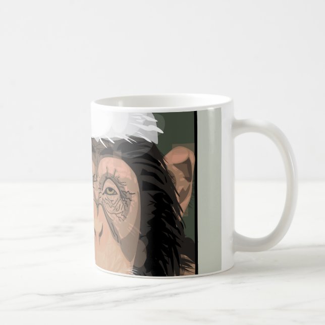 Santa Chimp Coffee Mug (Right)