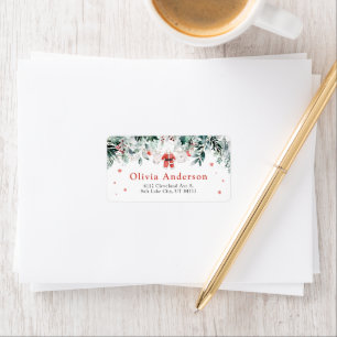 Santa Christmas Baby Clothes Baby Shower Address Label
