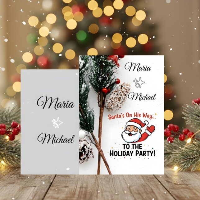 Santa Christmas Card – Custom Family Name (Creator Uploaded)