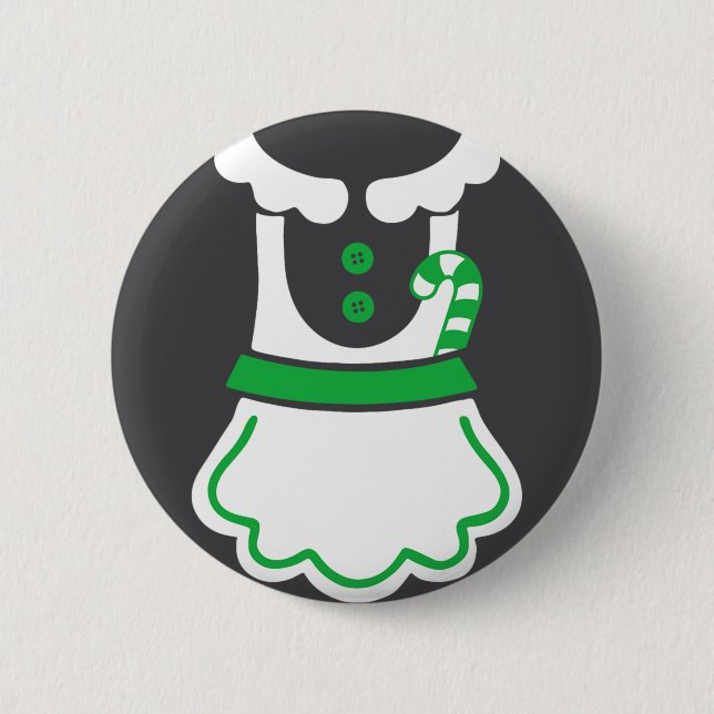 Santa Christmas Costume Matching Family Couples Pa 6 Cm Round Badge (Front)