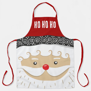 Santa Christmas Design All-Over Print Apron