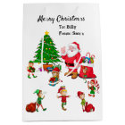 Santa & Christmas elves DIY Custom Name of Child