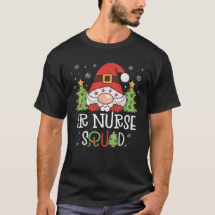 Santa Christmas ER Nurse Squad Emergency Room Nurs T-Shirt