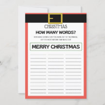 Santa Christmas Game - Not Editable -