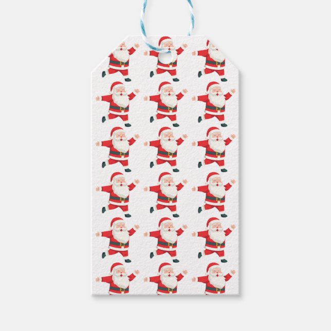 Santa Christmas Gift Tags (Front)