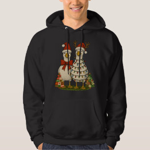 santa christmas Goose Hoodie