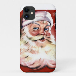 Santa Christmas HO Merry Joy Peace Seasons Jolly iPhone 11 Case