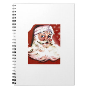 Santa Christmas HO Merry Joy Peace Seasons Jolly Notebook