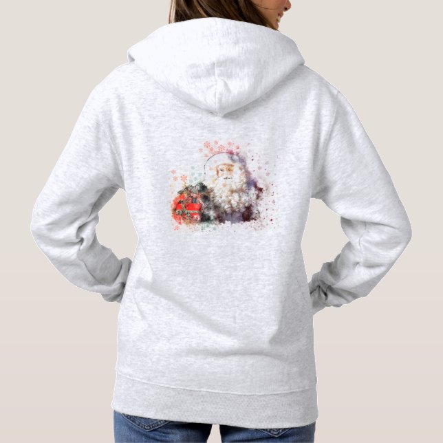 Santa Christmas Hoodie (Back)