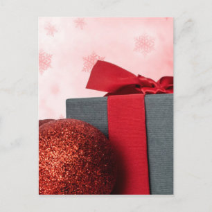 Santa Christmas Merry Joy Peace Seasons Jolly Holiday Postcard