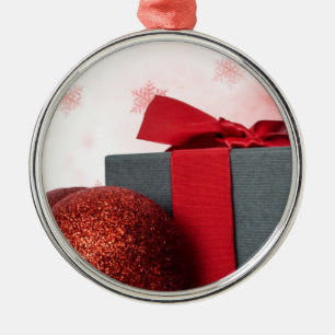 Santa Christmas Merry Joy Peace Seasons Jolly Metal Tree Decoration