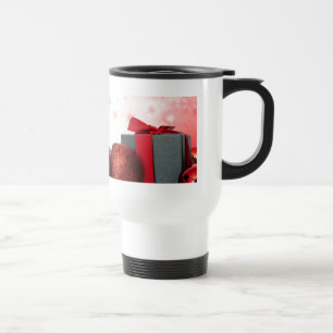 Santa Christmas Merry Joy Peace Seasons Jolly Travel Mug